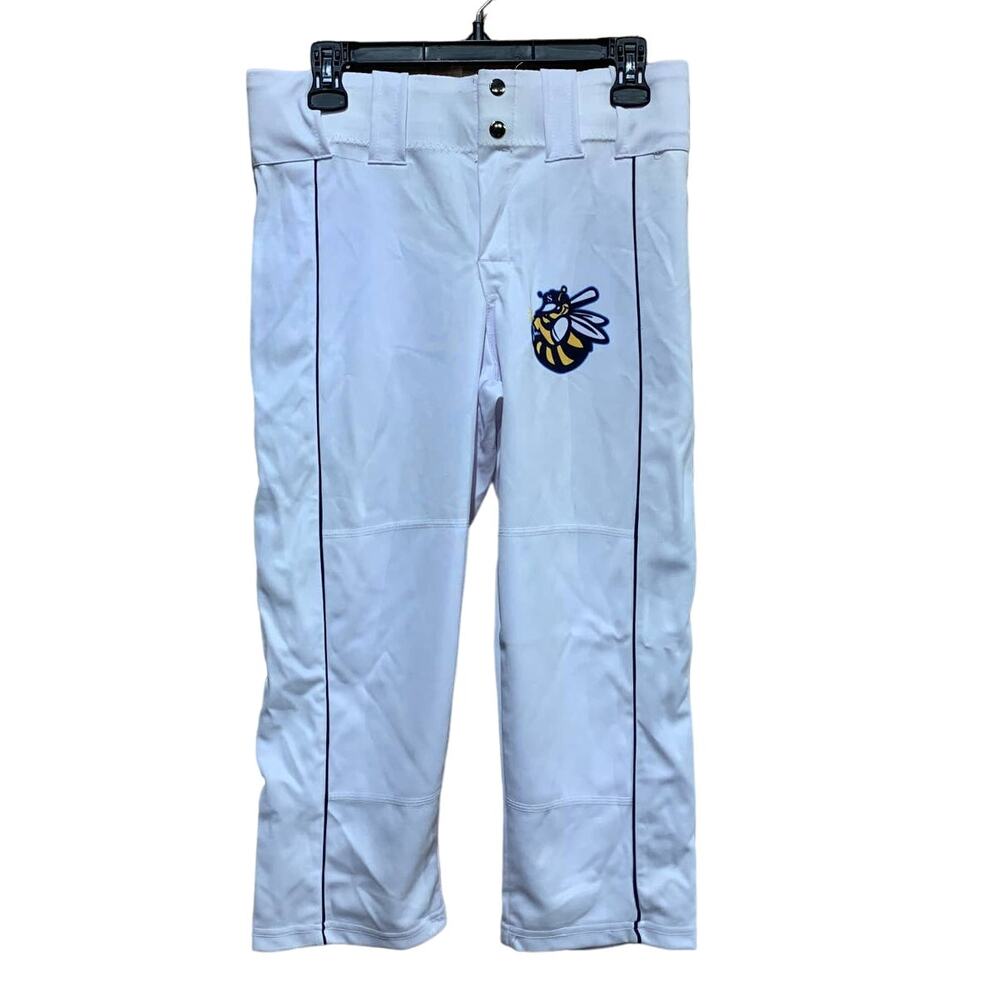 New St Louis Sting 34W Short White Polyester Mens Baseball Sports Pants